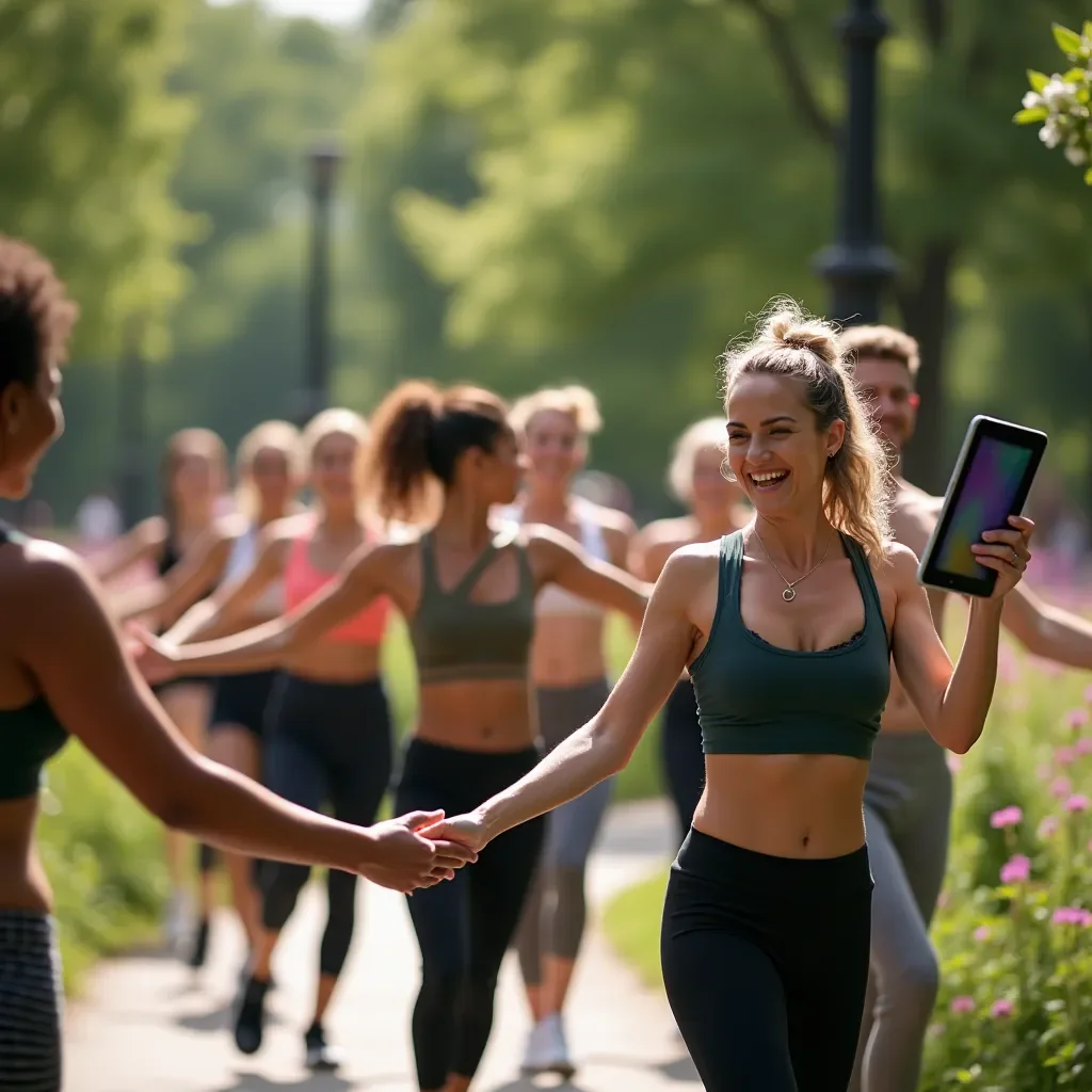 Modern office environment